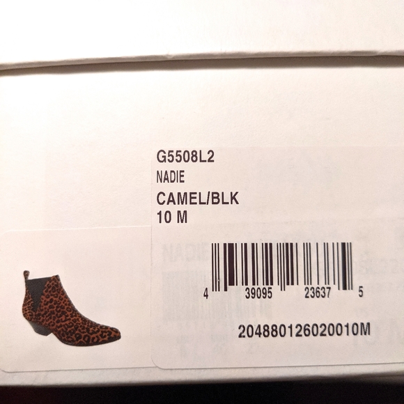 DIANE VON FURSTENBURG - Nadie Ankle Boot Leopard Size 10 - Picture 8 of 11